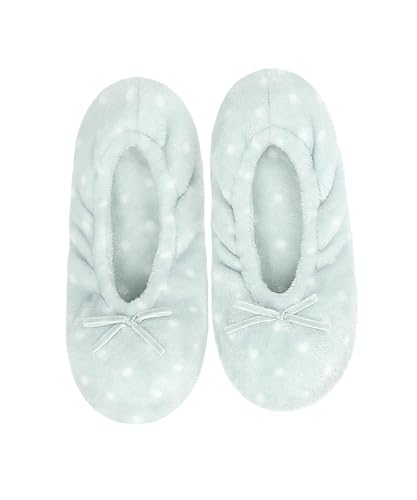 Image of Panda Bros Women's Ballerina Slipper Socks - One Pair Anti-Skid Comfy Warm Ballet Style House Slippers for Indoor Home, Winter, Wedding, and Birthday Gifts for Women