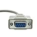 AYA DB9 (9-Pin) Female to DB25 (25-Pin) Male Serial Null Modem Cable (6Ft)