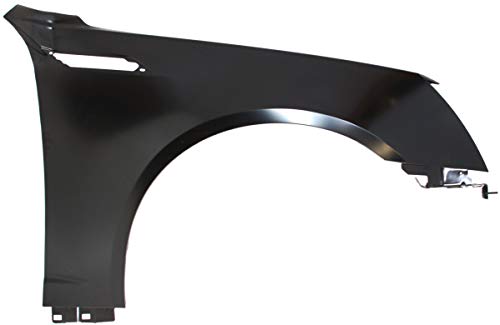Evan-Fischer Front Fender Compatible with 2008-2015 Cadillac CTS with Fender Vent Hole Coupe/Sedan/Wagon Passenger Side