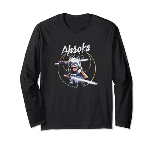 T-shirt Star Wars Ahsoka à manches longues idéal pour vos soirées streaming