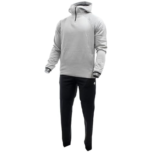 [DESCENTE] fTg 싅 EGA EFA ㉺Zbg g[jOEFA oAt[X t[XWPbg p[J[ (MGRY)×(BLK) M