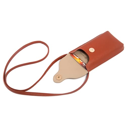 Image of SACCI MUCCI Cellosucci Phone Bag | Vegan Leather Mobile Crossbody Bag for Women | Adjustable Strap Compact Premium Design