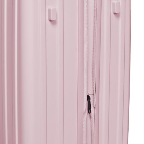 Image of Acer Barcelona Suitcase, 25 inch Check-in, with 360 Degree Spin 8 Wheels, TSA locak, Top Opening, Expandable, Recycled Polyester Material, Pink