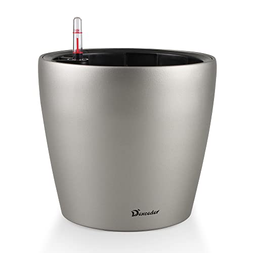 Dexceder 9x8 Self Watering Planter (Smoky Gray Matte)