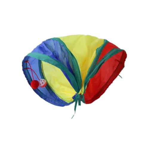 Túnel Labirinto Para Cachorro e Gato - 46x25cm De Diâmetro, Ideal para Brincadeiras e Estímulo Menta