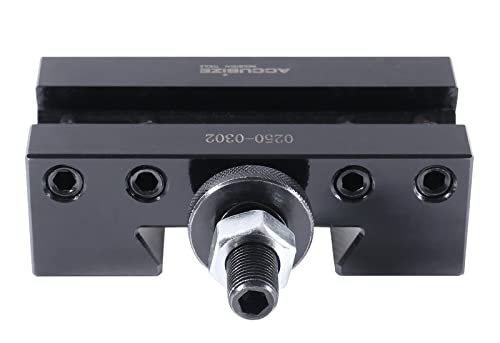 Image of Accusize Industrial Tools Style Cxa Boring, Turning and Facing Quick Change Tool Post Holder for 3 /4'' Tools, Style No 2, 0250-0302