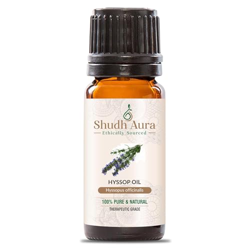 Hyssop Oil | 100% Pure Natural and Therapeutic | Premium Grade Essential Oils for Aromatherapy & Diffuser (5ML)