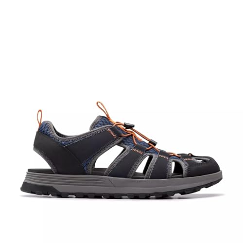 Clarks Men's Atl Trek WaveSandalia, Grey combi., 13 US