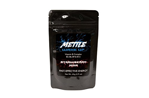 Image of Energy Drink Powder - 100 Servings | Sugar Free | 200mg Caffeine - Mettle Energy Drink Mix (Strawberry Kiwi)
