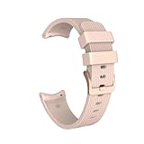 MAKAZHZZRM Cinturino In Silicone Da 20 Mm Adatto For Samsung Galaxy Watch Da 42 Mm, Adatto For Gear Sport/Gear S2 Classic, Adatto For Bracciale SM-R7320.(Rose,20mm-Large size)