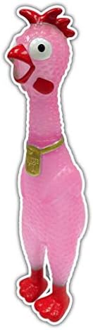 Animolds Screaming Mini Chicken Glow in The Dark Pink Color The Best Singing Chicken On YouTube (Pink Glow in The Dark)
