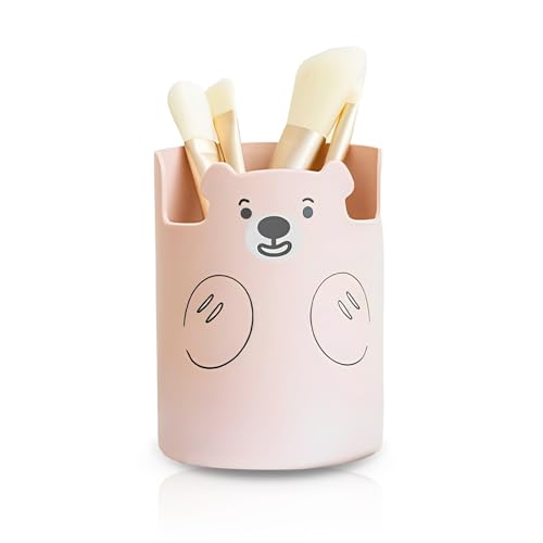 Aipeeo Portalapices escritorio piezas, Organizador de Bolígrafos para Escritorio, Ideal para oficinas, hogares y escuelas, Colores: rosa, blanco, azul (rosa)