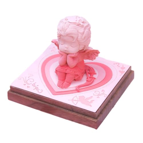 Purelivin 小型卓上カレンダー、大型卓上カレンダー、デスクトップカレンダー、芸術的なパッド、3Dペーパーノートパッド、レーザー彫刻された貯金箱の手で引き裂かれたメモパッド、メモを取る、装飾オーナメント、ホリデーギフト用