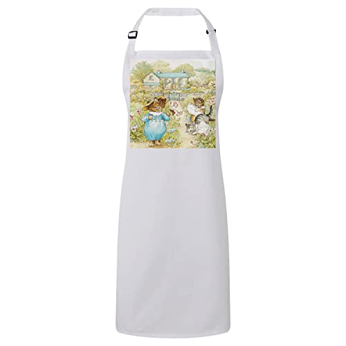 Tablier cuisine enfant Tom Kitten Beatrix Potter en coton premium