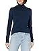 Price comparison product image Amazon Essentials Women's Classic-Fit Lightweight Long-Sleeve Turtleneck Jumper (Available in Plus Size), Navy, L