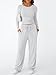 Trendy Queen Womens 2 Piece Matching Lounge Sweat Sets 2025 Early Fall Fashion Must Have Y2K Teen Workout Gym Clothes Wide Leg Pants Airport Travel Outfits Casual Sweatsuit Winter Essential Clothing