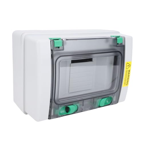 Boîte de distribution extérieure IP66 avec couvercle transparent 4 circuits - 4