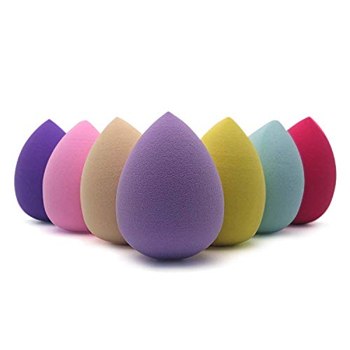 AxeSickle Egg Powder Puff 7pcs Makeup Sponges Blending Sponge for Makeup.(7 colors)