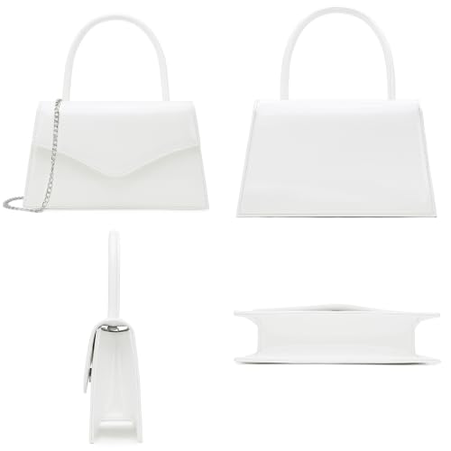 Image of Women's Evening Bag Bridal Party Clutch Purses Cocktail Prom Handbags with Patent Leather