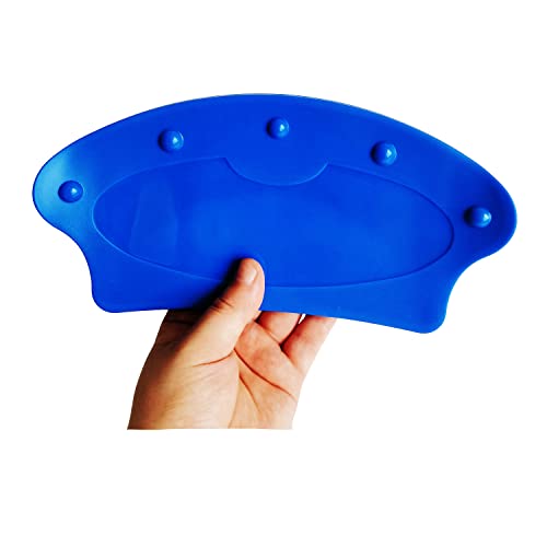 SEETOOOGAMES Card Holders for Playing Cards - Canasta Playing Card Games Holder for Kids Adults Seniors - 4 Pack Blue
