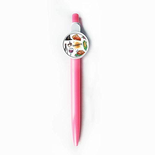 Stylo à bille rétractable à motif aquarelle Thanksgiving pour embellir votre bureau cet automne
