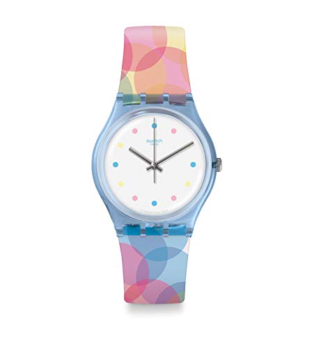 Preisvergleich Produktbild Swatch Damen Analog Quarz Uhr mit Silikon Armband GS159