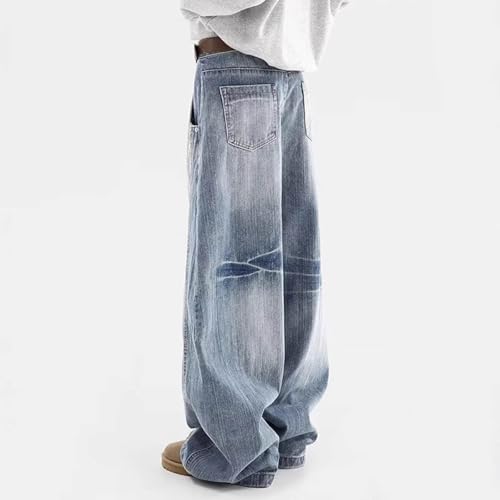 Jean large femme Y2K taille haute pour un look streetwear urbain