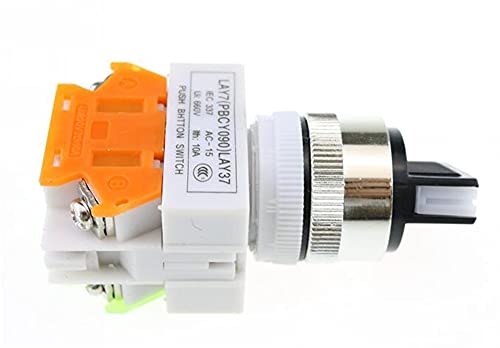 Bouton de commutation LAY37 pour commuter deux circuits avec contact intégré 1NO 1NC - 3