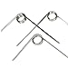 Carbon Steel Torsion Spring* Premium Torsion Springs,5pcs 304 Stainless Steel Torsion Springs, V-shaped Spring Laps Wire Diameter 0.5mm, Right Torsion Return Spring(3MM(6)*2.5MM*60)