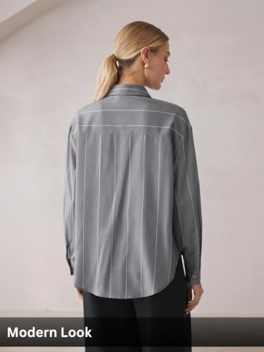 Image of Leriya Fashion Shirt for Women | Shirt for Woman | Korean Style Full Sleeve Oversized Button Down Shirt's | Tops for Women | Plus Size Workwear Top for Office & Casual Wear
