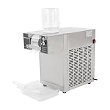 Schneeflocken Eismaschine Schneeeisbereiter 1200W Schnee-Eis-Erzeugungsvorrichtung 9 Stufen aus Edelstahl - Silber