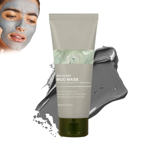 Mascarilla de Barro de recuperación, mascarilla de Barro de Alivio, mascarilla Facial de Arcilla de Barro de recuperación, Limpieza Profunda e hidratación con Barro, mascarilla despegable de Barro de