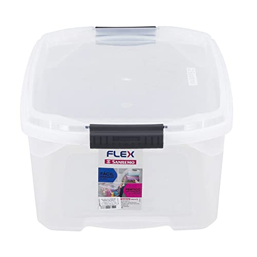 Caixa Organizadora com Tampa Flex 20l - Sanremo