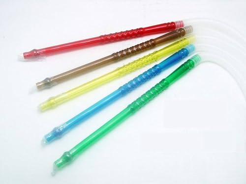 Basha Hose 50 Pieces Premium Basha 60 Inches Disposable Hookah Hoses Washable Reusable