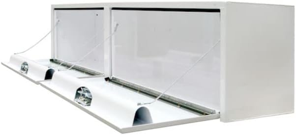 Miniatura 2 de Buyers Products 1702880 caja de camión de acero blanco de 18 x 16 x 72