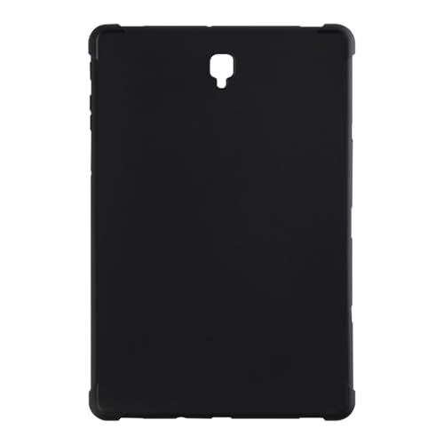 Shantime Hülle Kompatibel mit Samsung Galaxy Tab S4 10.5 SM-T830 Wi-Fi 2018, Ultra Dünne Weiche Flexible TPU Hülle Stoßfester Bumper Anti-Vergilbung Rückseitige Abdeckung(Schwarz)