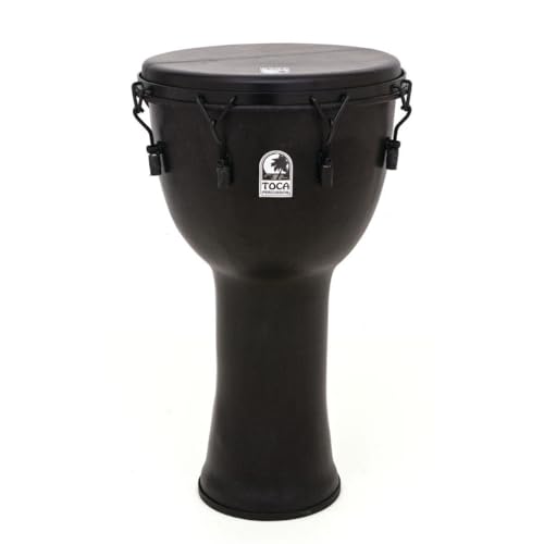 Toca Percussion Freestyle Mechanically Tuned Djembe - Black Mamba