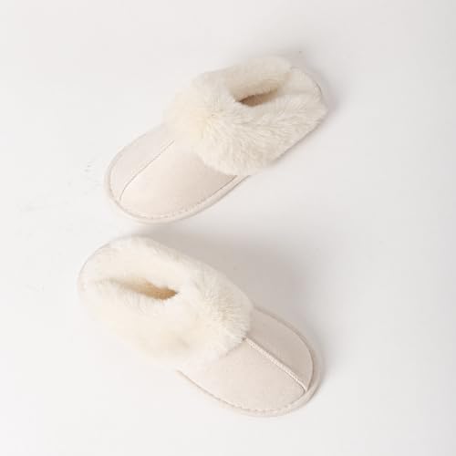 Womens Slipper Memory Foam Fluffy Soft Warm Slip On Anti-Skid House Slippers,Cozy Plush for Indoor Outdoor4