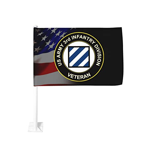 US Army Veteran 3rd Infantry Division 100% Polyester Fabric With Printing For Indoor Outdoor Decoration