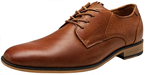 Image of Jousen Men's Dress Shoes Leather Oxford Formal Derby Shoes