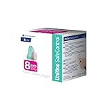 Owen Mumford Unifine SafeControl (8mm x 30G), 100 Count