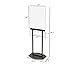 FixtureDisplays® Acrylic Clear Poster Metal Floor Stand 22X28