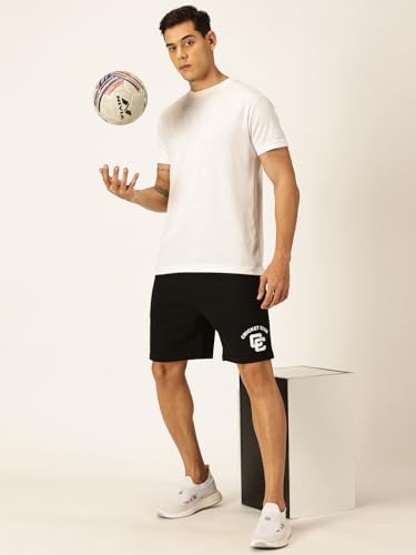 Image of Thomas Scott Men's | Solid | Chino Shorts | Regular Fit | Cotton Blend | Above Knee | Knitted Short
