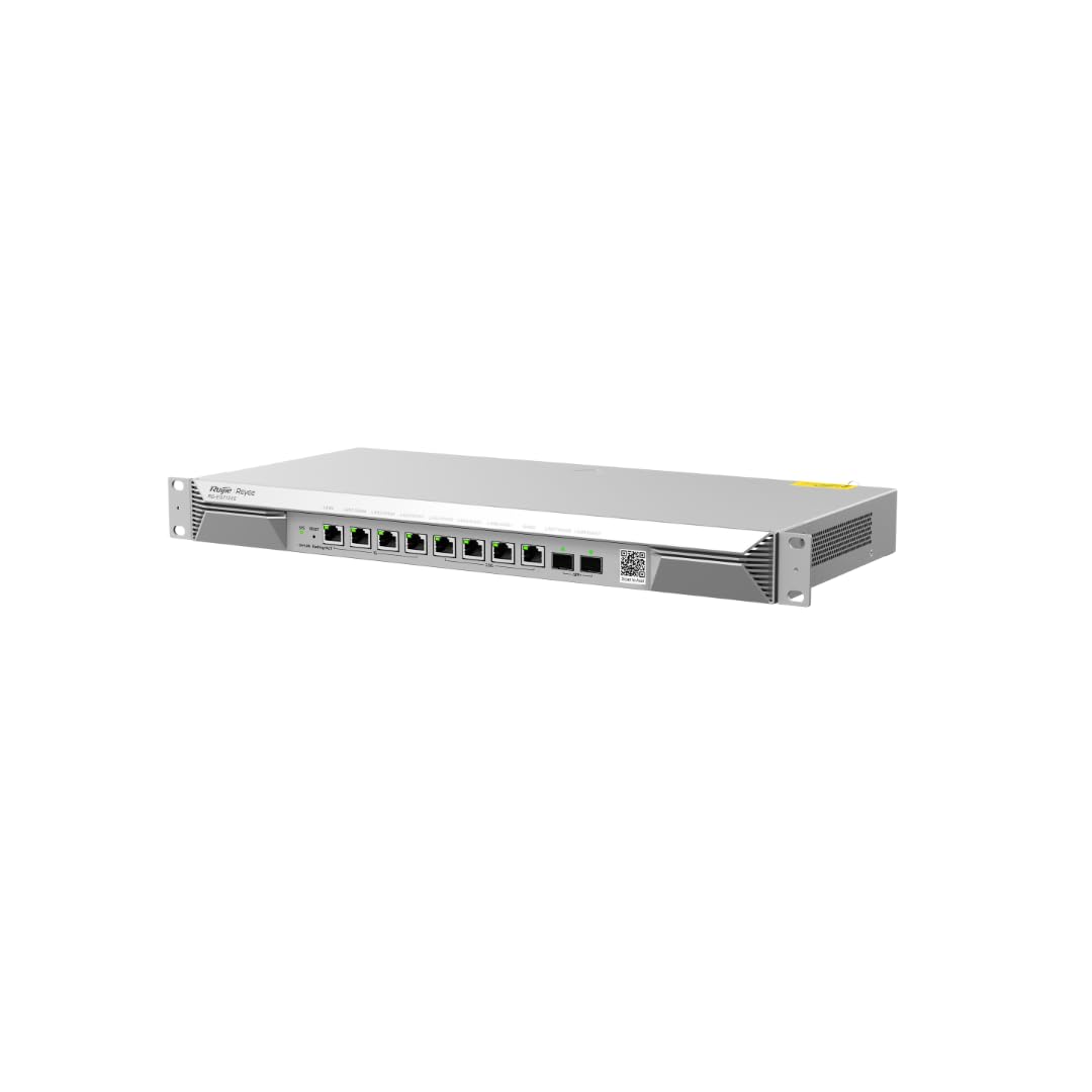 Ruijie Reyee RG-EG710XS Routeur VPN multi-Gigabit géré dans le cloud | Passerelle d'entreprise 10 ports | Débit 3 Gbit/s | Prend en charge jusqu'à 700 utilisateurs | Double SFP+ 10G | Multi-WAN |