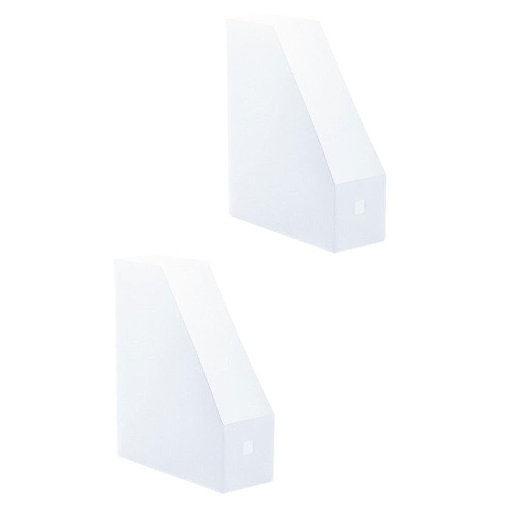 Amazon.com : MAGICLULU 2pcs Plastic Slim Vertical File Folder Storage ...