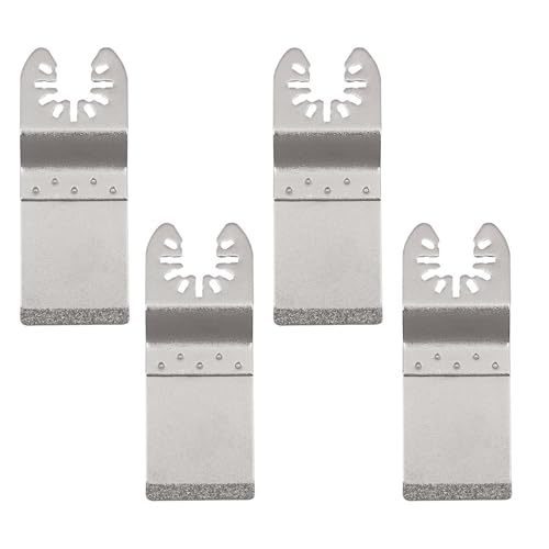 TRACOMPAN - Cuchillas para quitar lechada - 4 cuchillas de diamante multiherramienta, kit eficiente de cuchillas de mampostería para eliminación de lechada de azulejos, mortero, ladrillos, hormigón