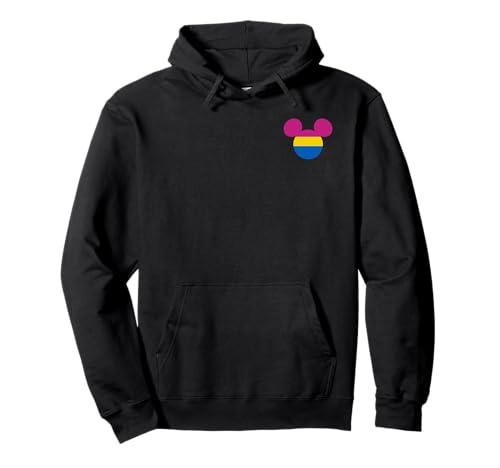 Sweat Mickey Mouse arc-en-ciel sweat-shirt à capuche pocket hoodie Disney pansexuel