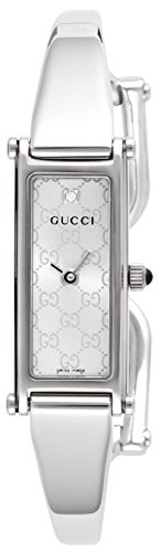 Gucci YA015563 Women’s Black Dial Silver Steel Watch Box Included