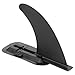 Glomora Detachable PVC Center Fin, Versatile for Surfboards and Long Boards, Easy Lock System
