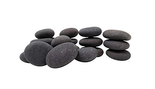 20 Painting Rocks (NOT from China) - Size 0 of 1.0 to 2.0 inches - Kindness Rocks for Painting - Very Smooth Surface - Easy to Paint - Premium BasaltCanvas Brand